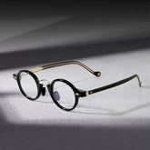 Marvin Vintage Acetate Eyeglasses Frame Round Frames Southood Black
